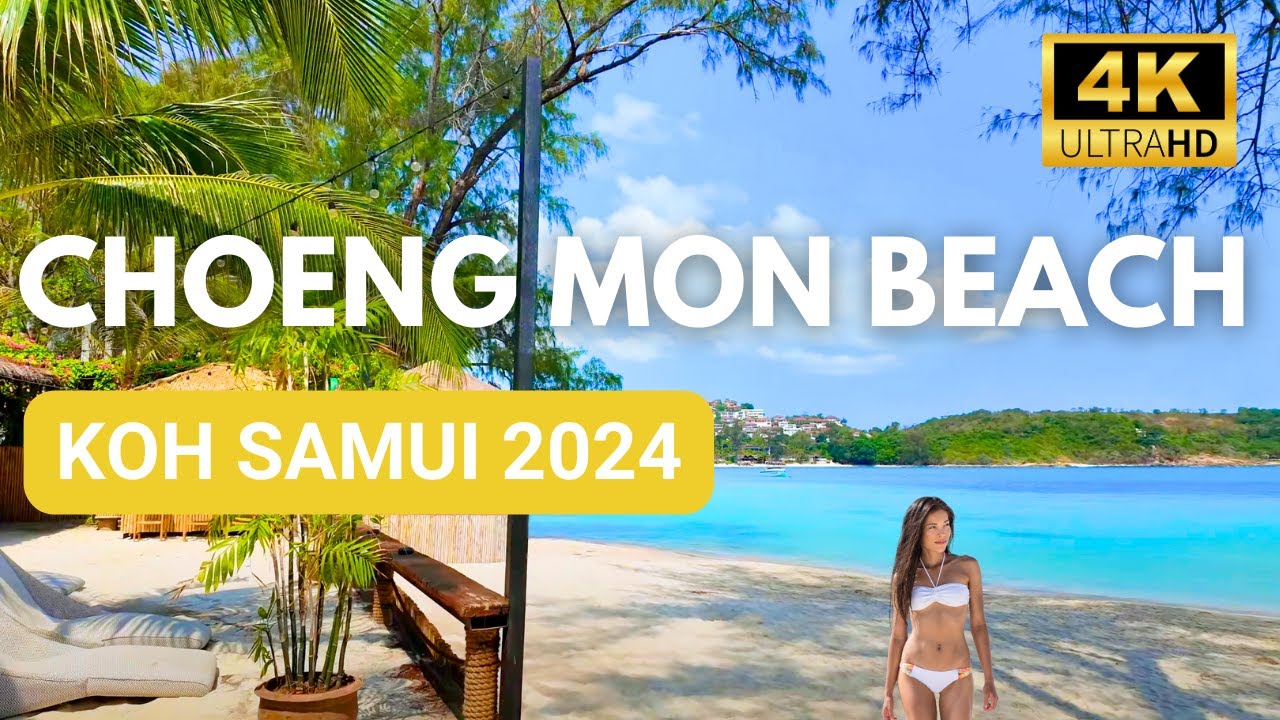 Is Choeng Mon Beach the most beautiful beach on Koh Samui? Walking Tour 2024! 🇹🇭