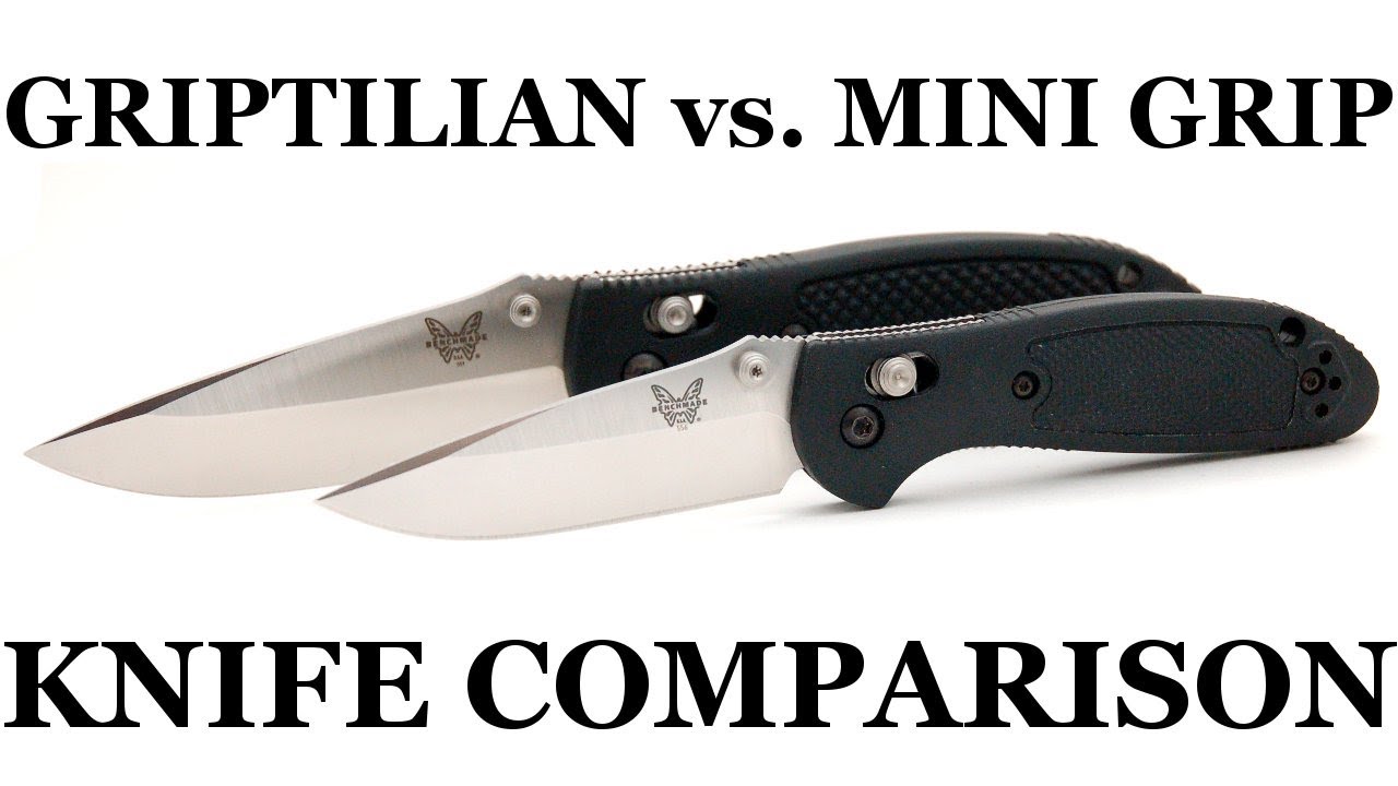 Knife Comparison: Benchmade Griptilian vs Mini Griptilian