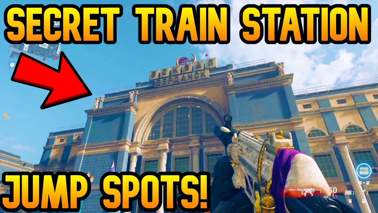 *SECRET* TRAIN STATION JUMP SPOTS, PARKOUR & OUTPLAY ROUTES! WARZONE 1984 SEASON 3 NEW MAP UPDATE!