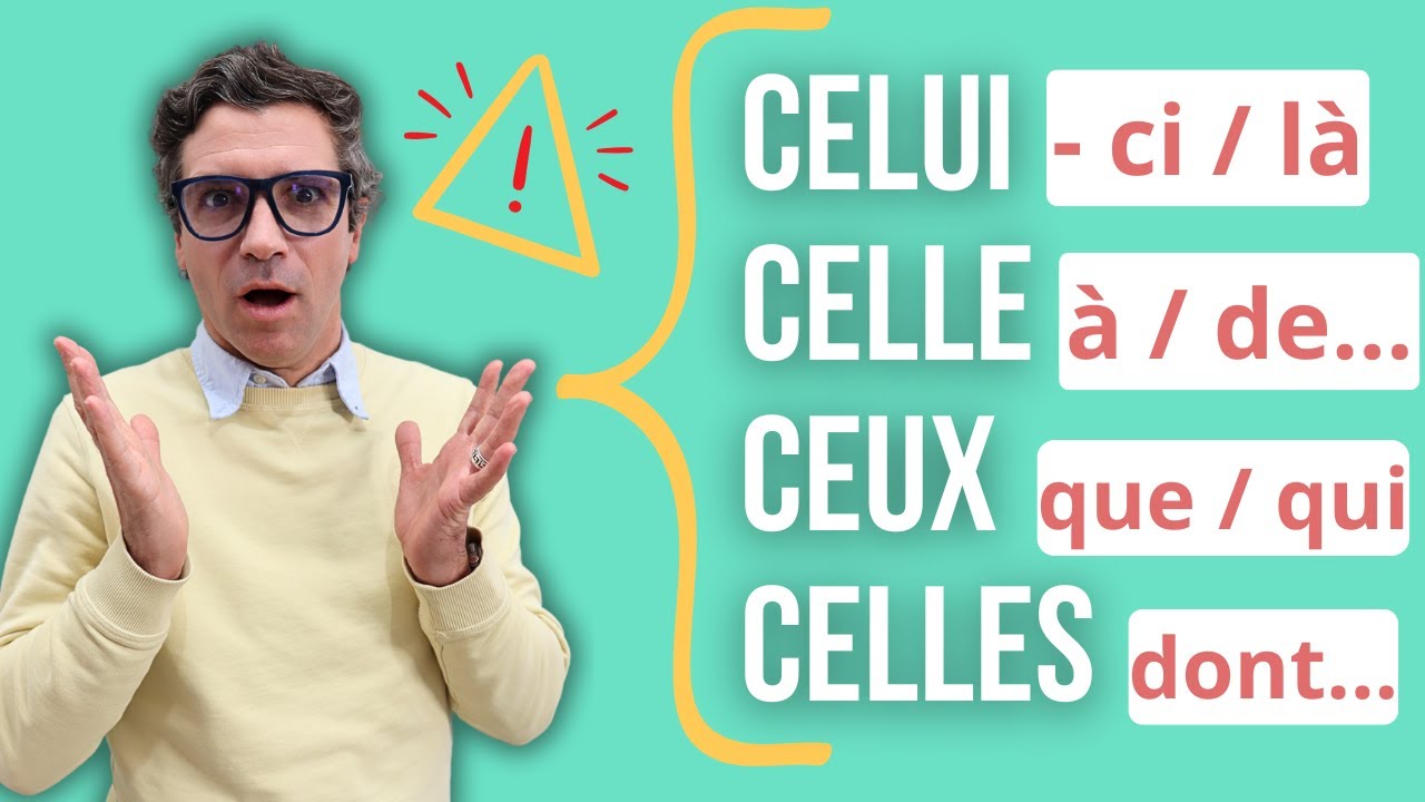🇫🇷 LES PRONOMS DÉMONSTRATIFS ! Leçon simple et facile avec EXERCICES ✅