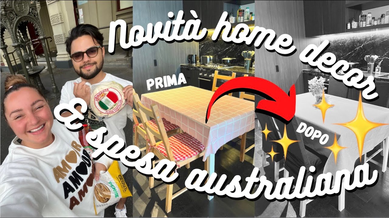 🛒SVUOTA LA SPESA IN AUSTRALIA E NOVITA' HOME DECOR || Gemmina