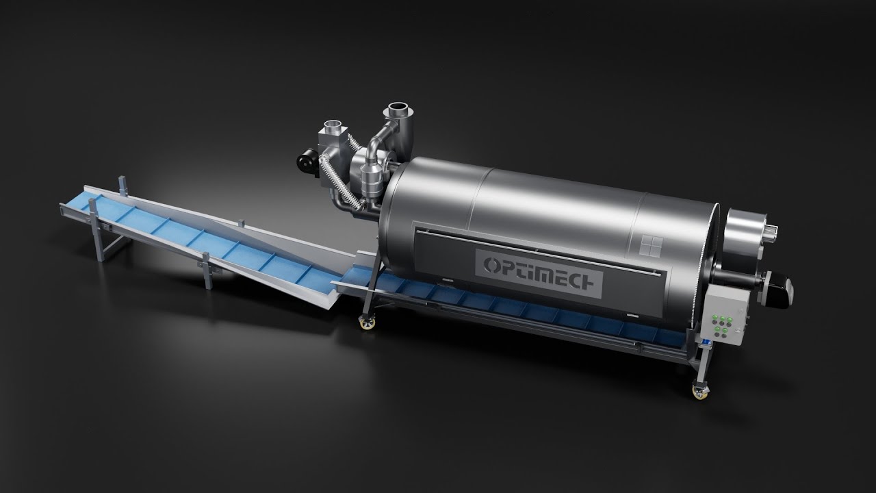 Suszarnia SB-3000 Optimech : rotary drum dryer