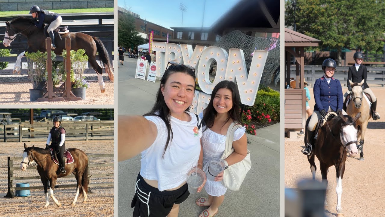 horse show vlog FT (tryon, PBR, and food)