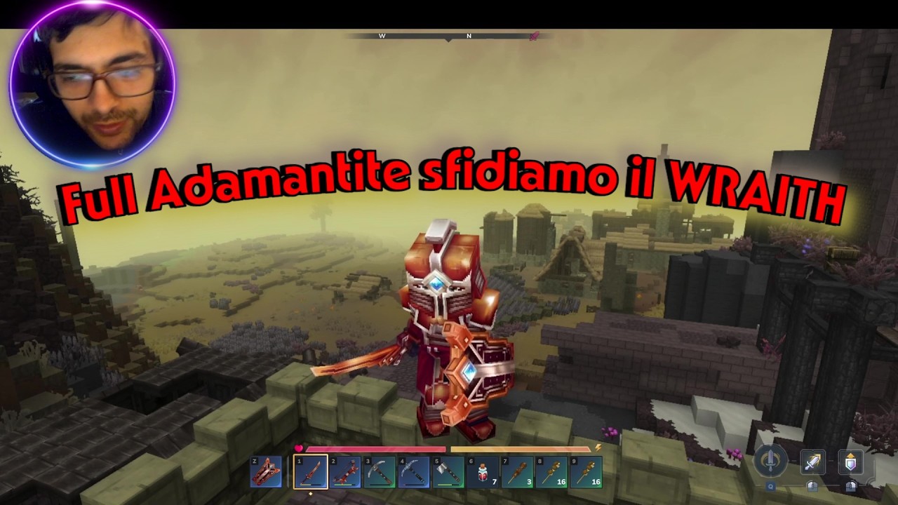 Hytale Gameplay ITA - Zona 4 Full Adamantite sfidiamo il WRAITH(Stregone Mietitore) #15