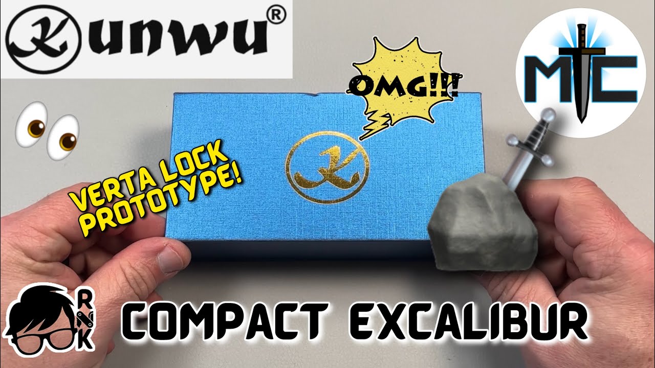 Ух ты, это круто! Прототип ножа Kunwu & Metal Complex Verta Compact Excalibur из стали Elmax!