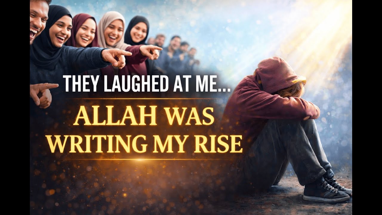 They laughed at me, Allah was writing my rise