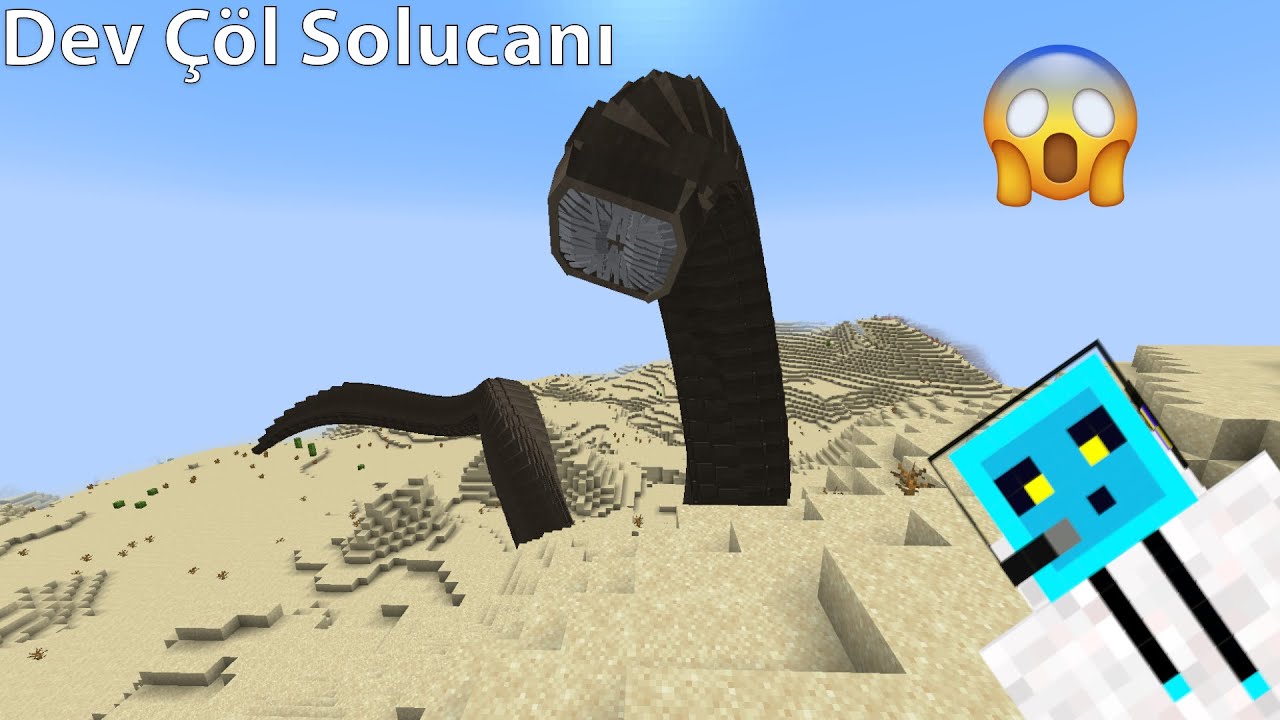Dev &Ccedil;&ouml;l Solucanı - Minecraft Desert Behemoths: Sandworms! Mod