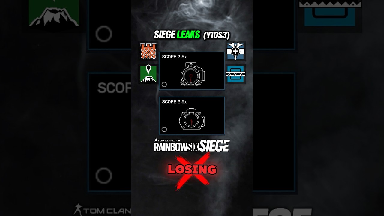 Siege Leaks Defender ACOG Removed ❌ #r6 #rainbowsixsiege #r6siege
