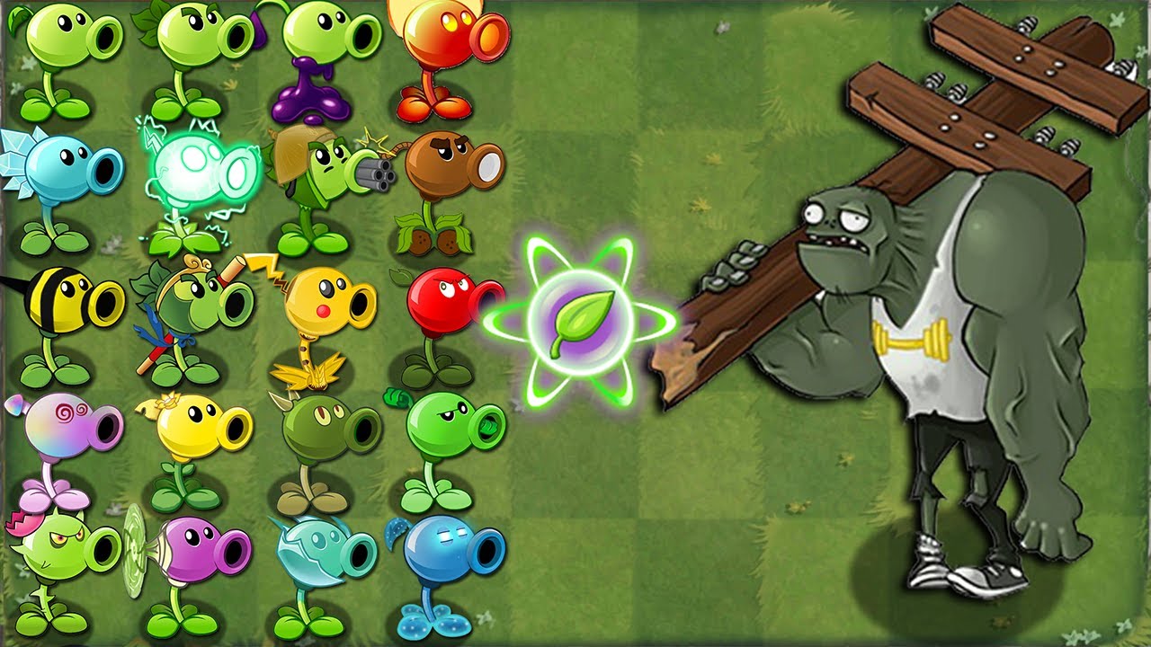 All Pea Plants Challenge & Power-Up! vs Zombies 2 in Plants vs Zombies 2