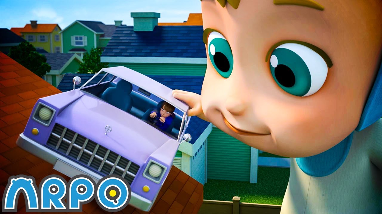 Giant Baby Takes Over The City! | ARPO | Moonbug Kids - Art for Kids 🖌️