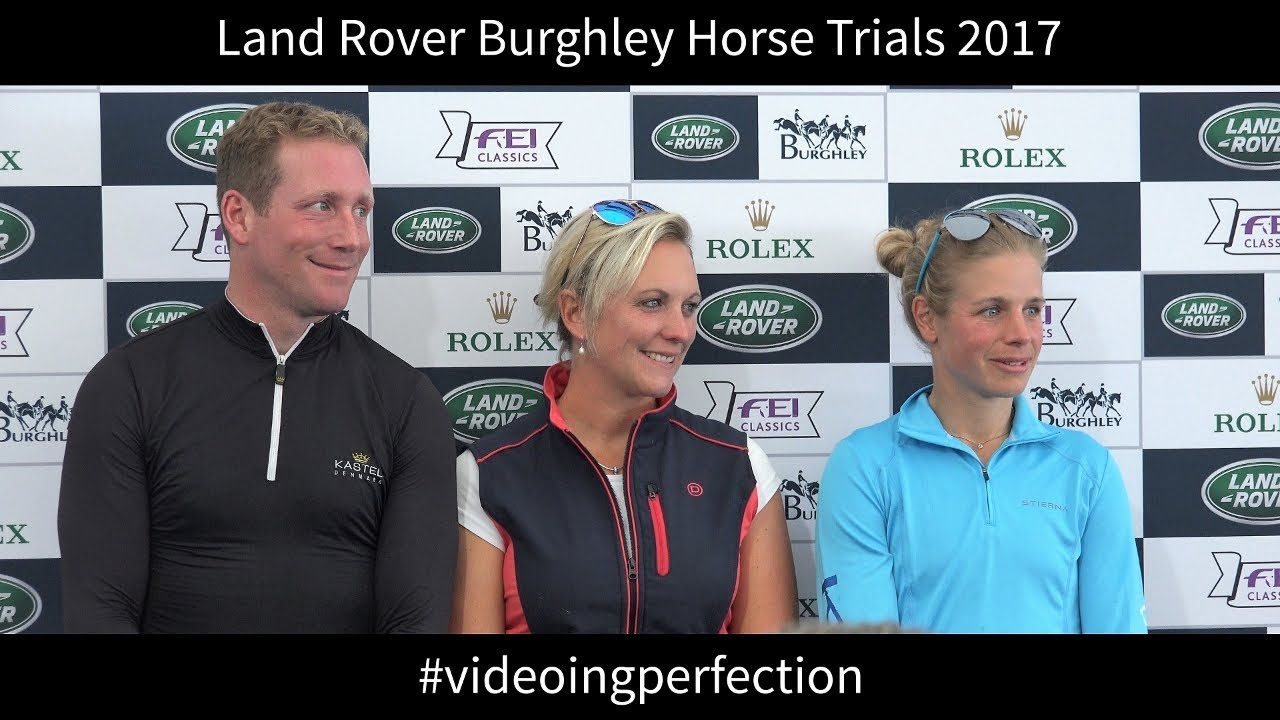 Burghley Horse Trials 2017 Cross Country Press Conference