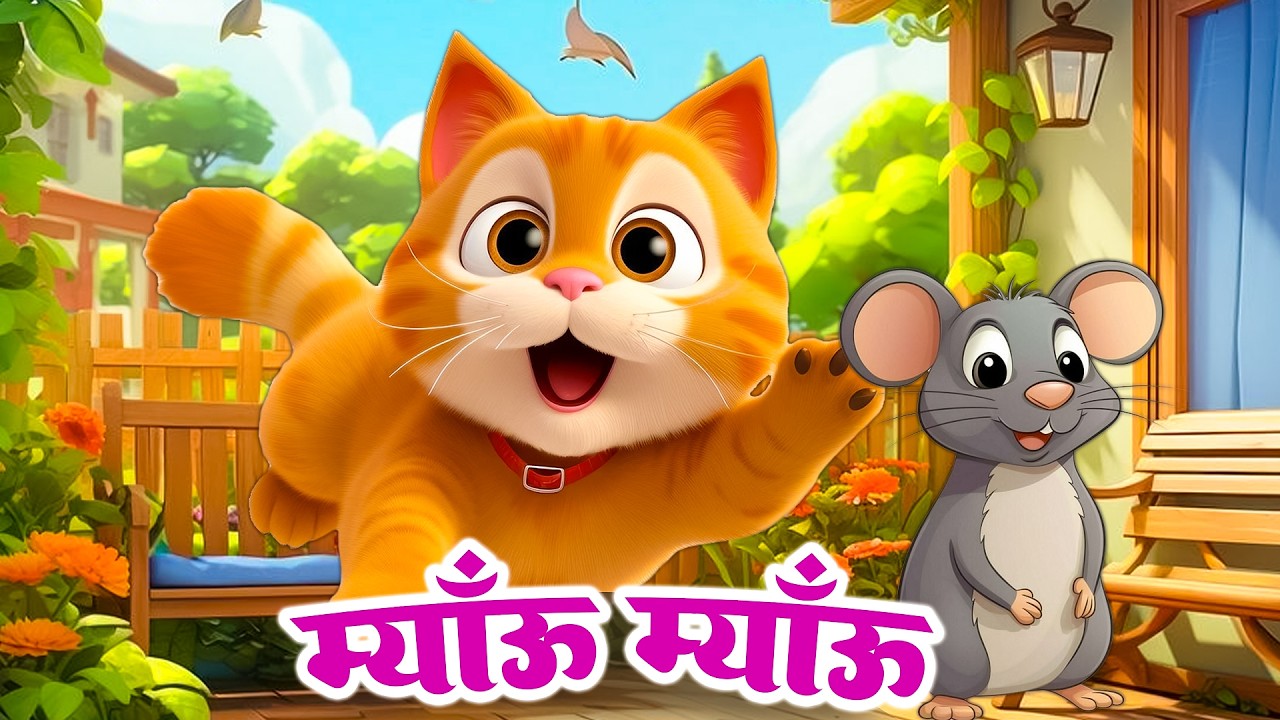 Meow Meow Billi Karti | | म्याऊँ म्याऊँ | Kids Poems In Hindi | Children Balgeet | Anaya Rhymes