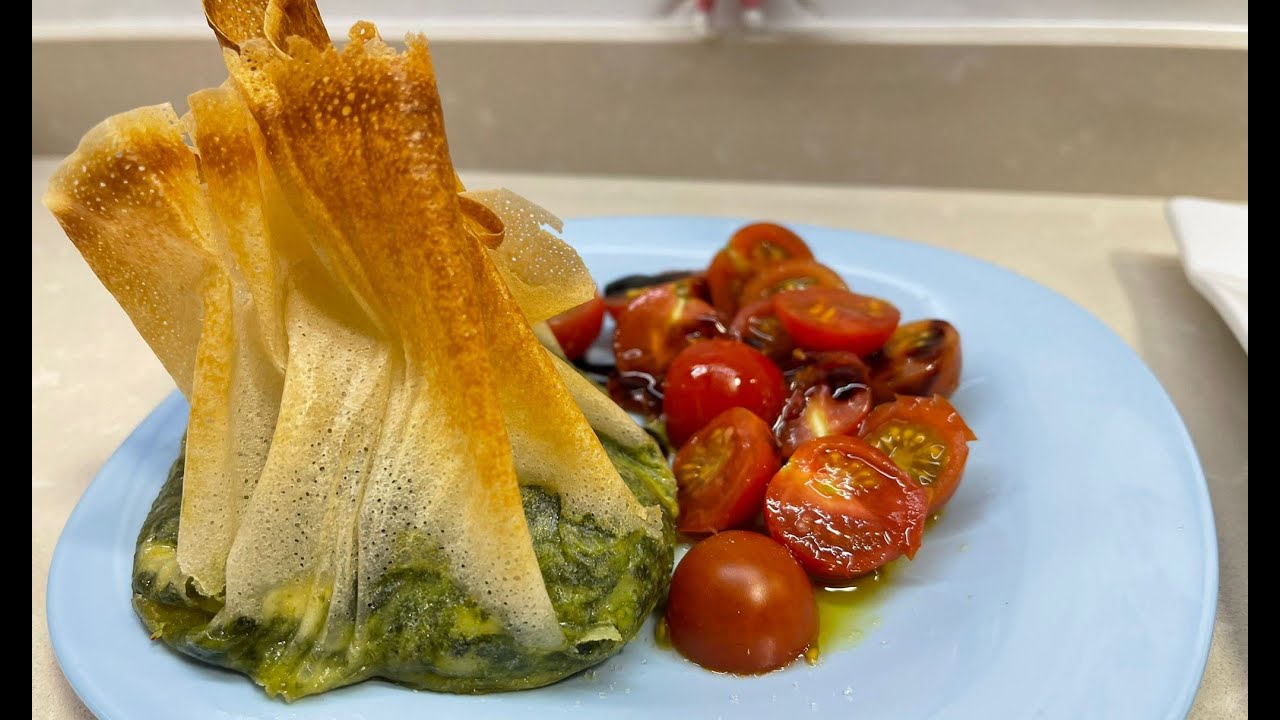 PASTA BRICK RELLENA DE ESPINACAS Y QUESO