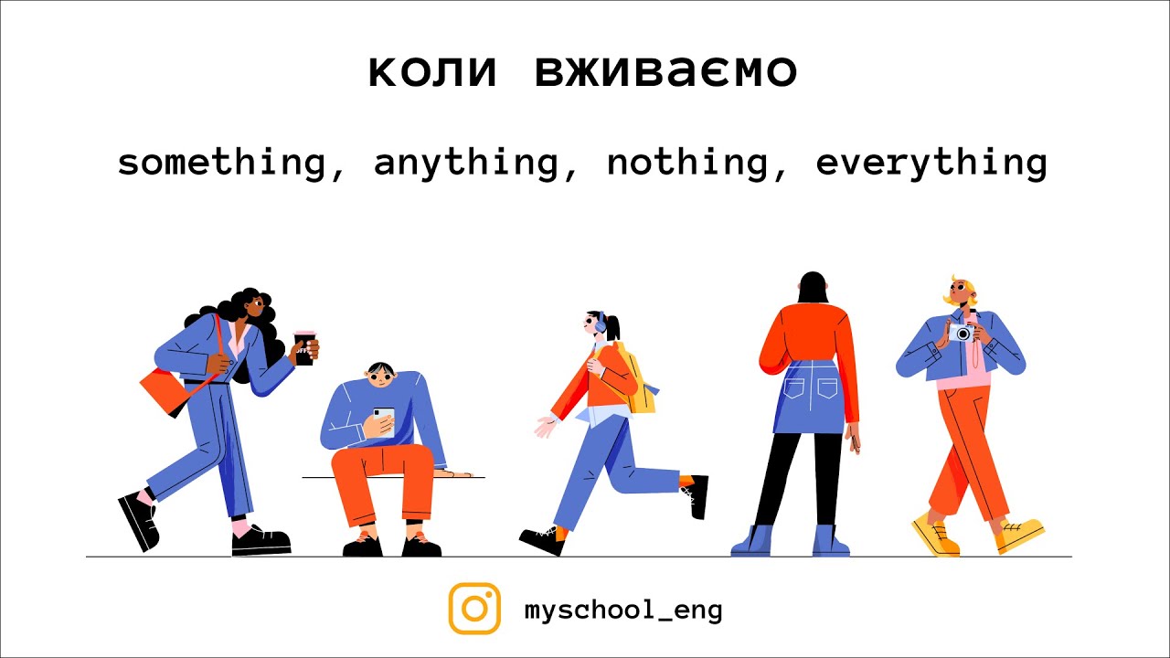 19. як правильно вживати something anything nothing everything?