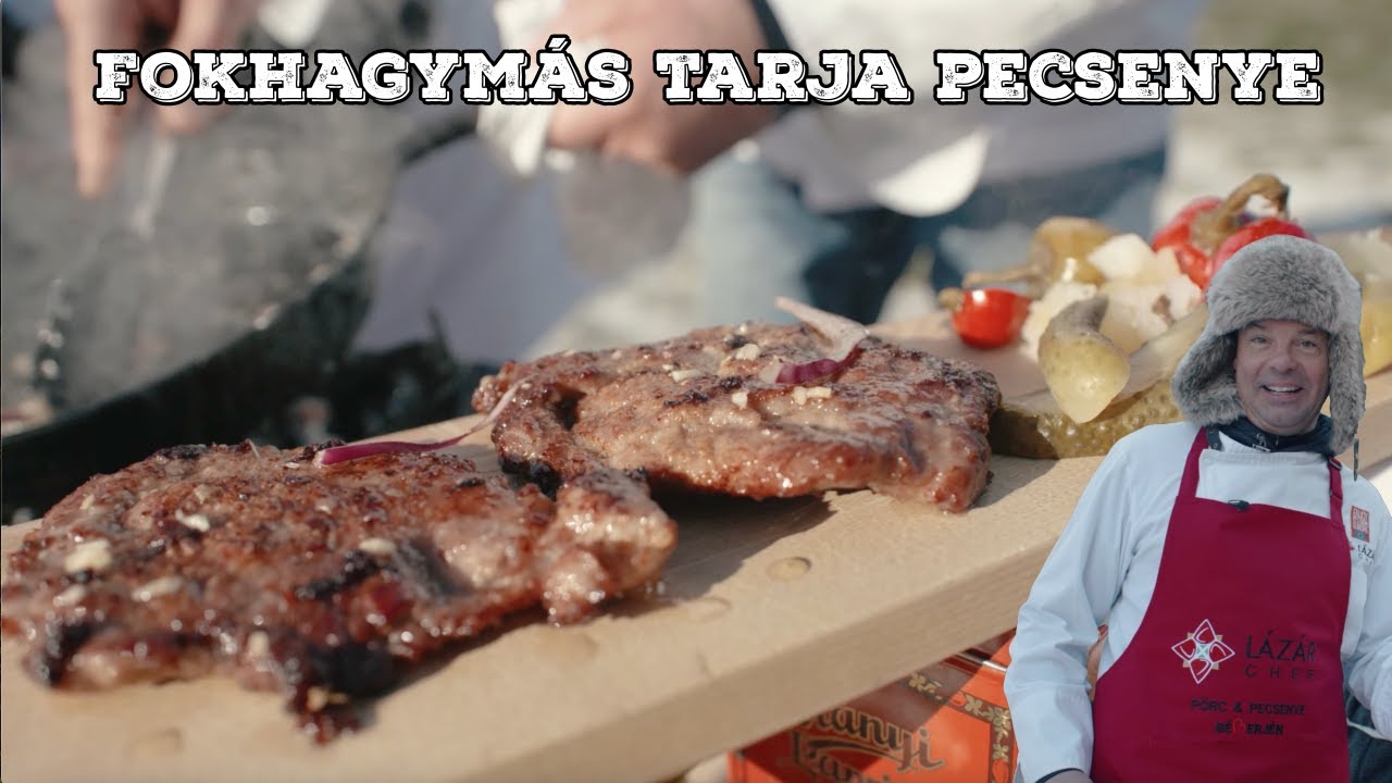 Fokhagymás tarja pecsenye