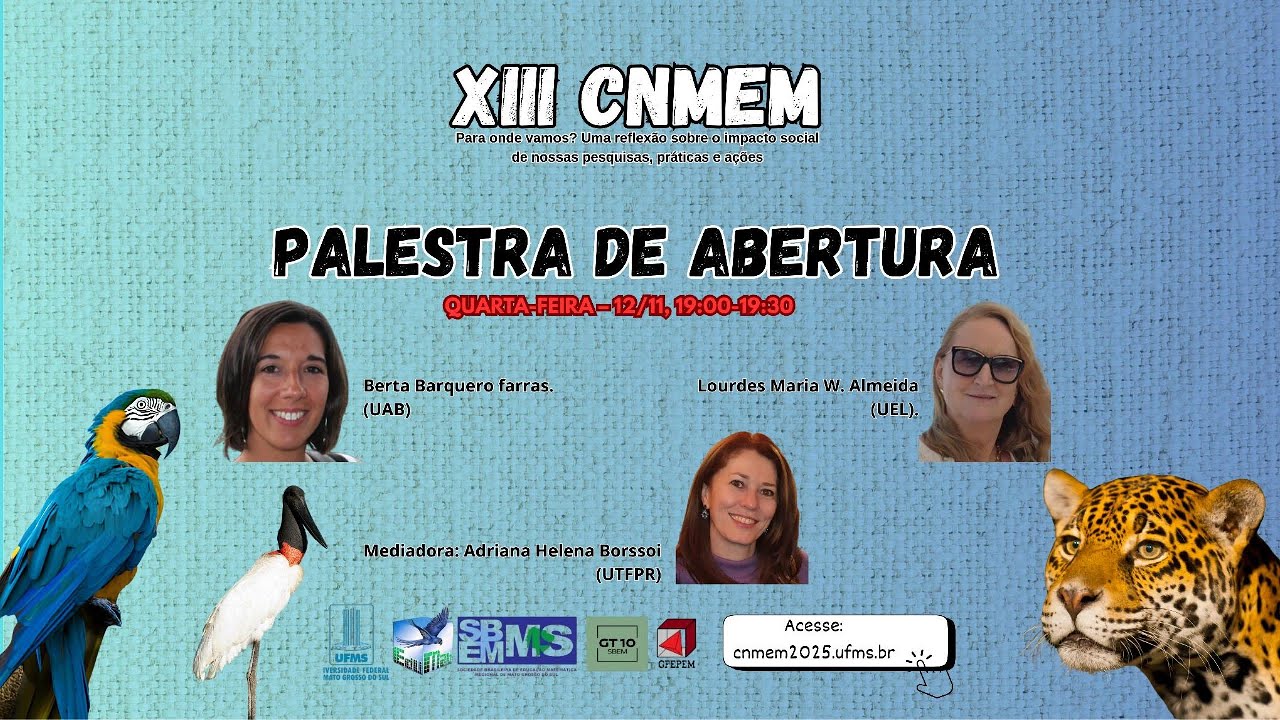XIII CNMEM - Palestra de Abertura
