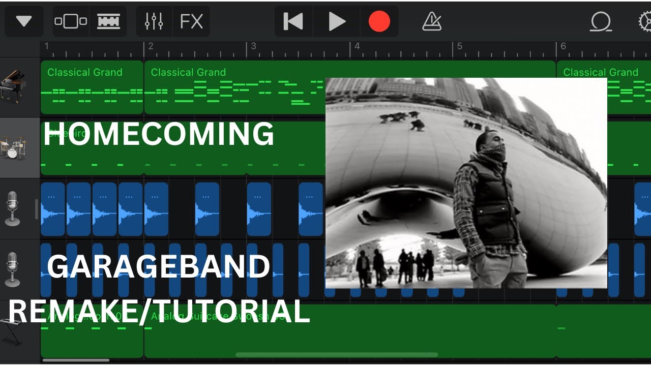 Homecoming - Kanye West | Garageband Remake/Tutorial