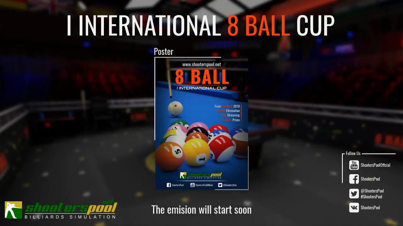 I International #8Ball Cup | 2nd Round | ShootersPool #Billiards Simulation | www.shooterspool.net