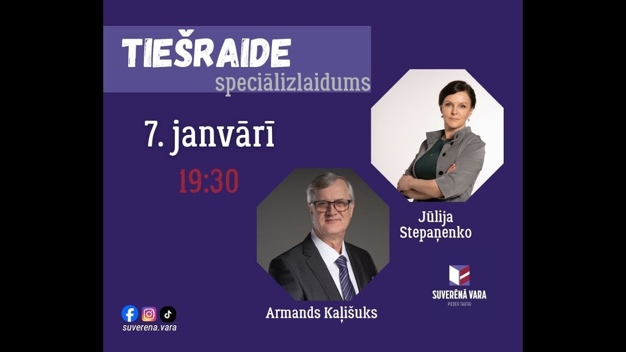 07.01.2026. g. | Partija SUVERĒNĀ VARA | Tiešraide | Speciālizlaidums par sēdi Rīgas domē