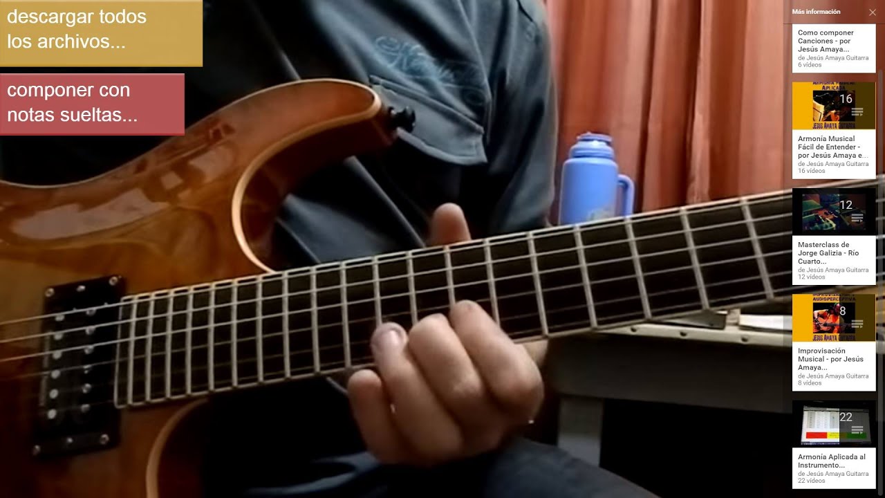 Tocar Escala Mayor Armonizada - Major Scale - Jesús Amaya...
