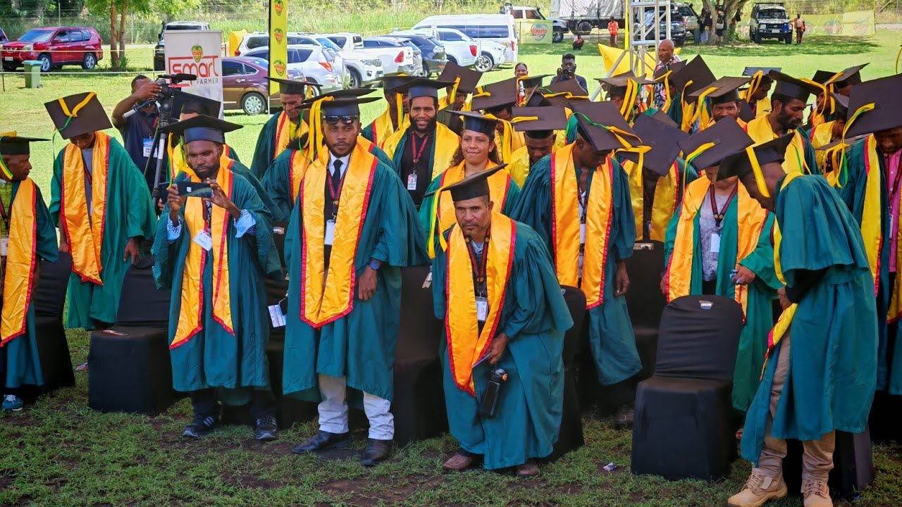 Trukai Smart Rice Farmers Graduate Pacific Adventist University 