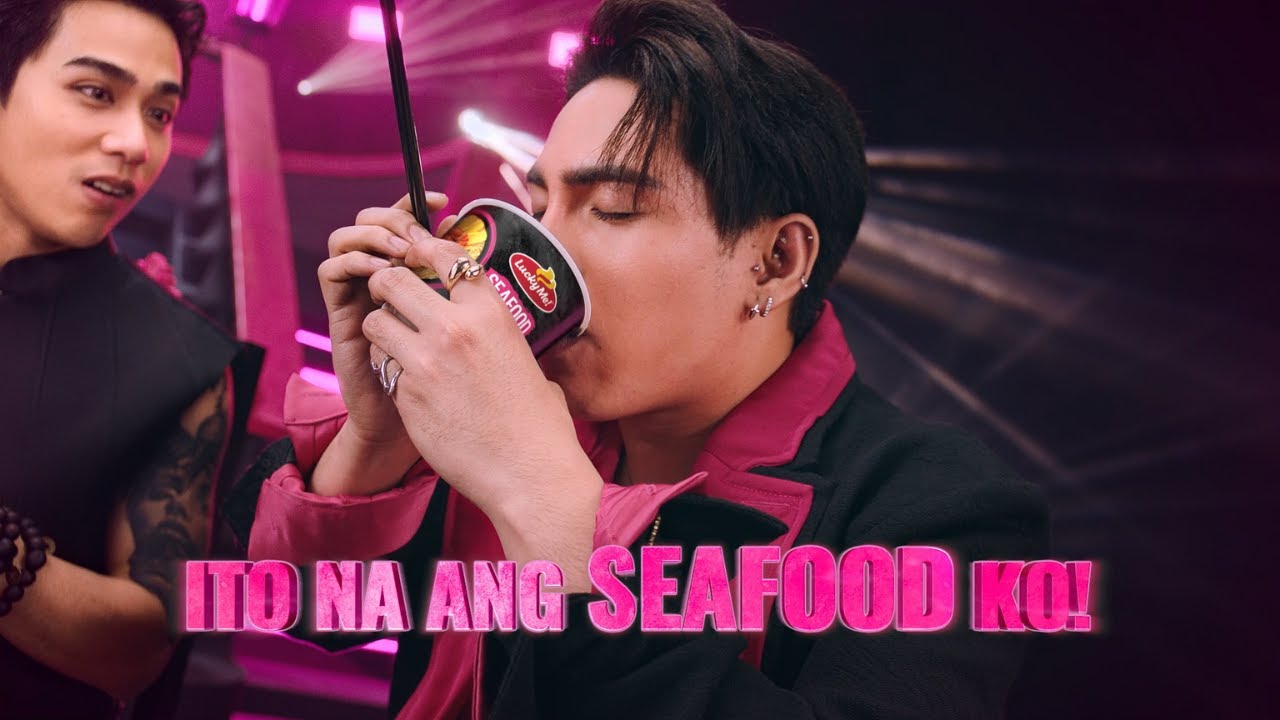 Ang Seafood na mahal ng mahalima, Lucky Me! Seafood Shrimp Tonkotsu!