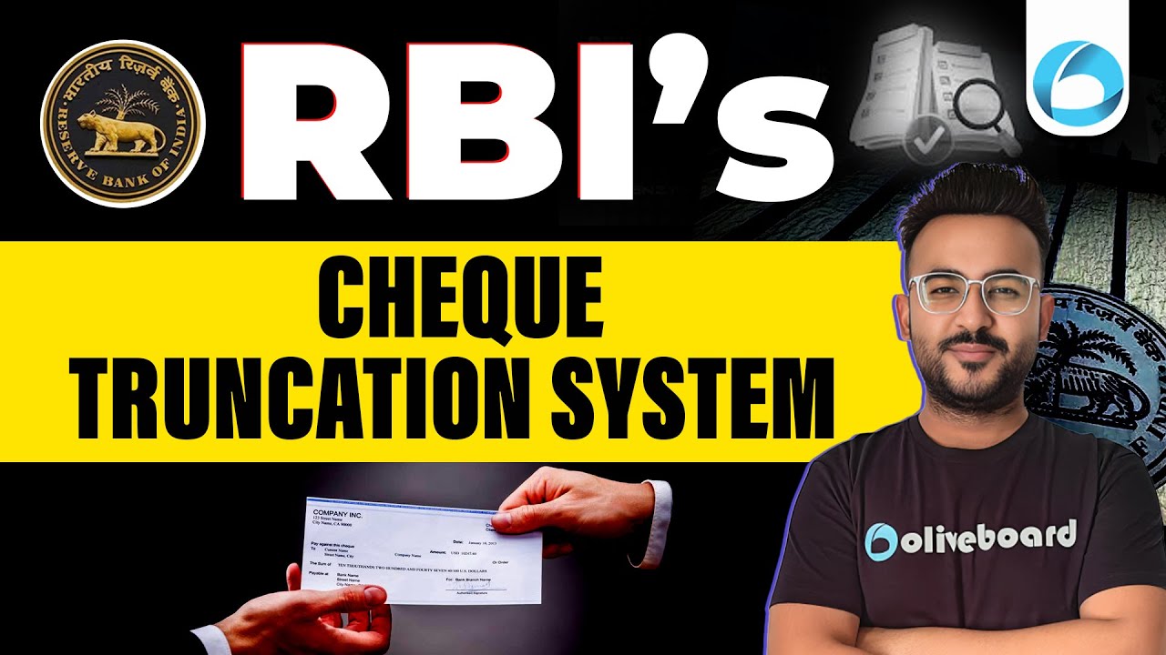 RBI's Cheque Truncation System | Finance Current Affairs | RBI Grade B 2025
