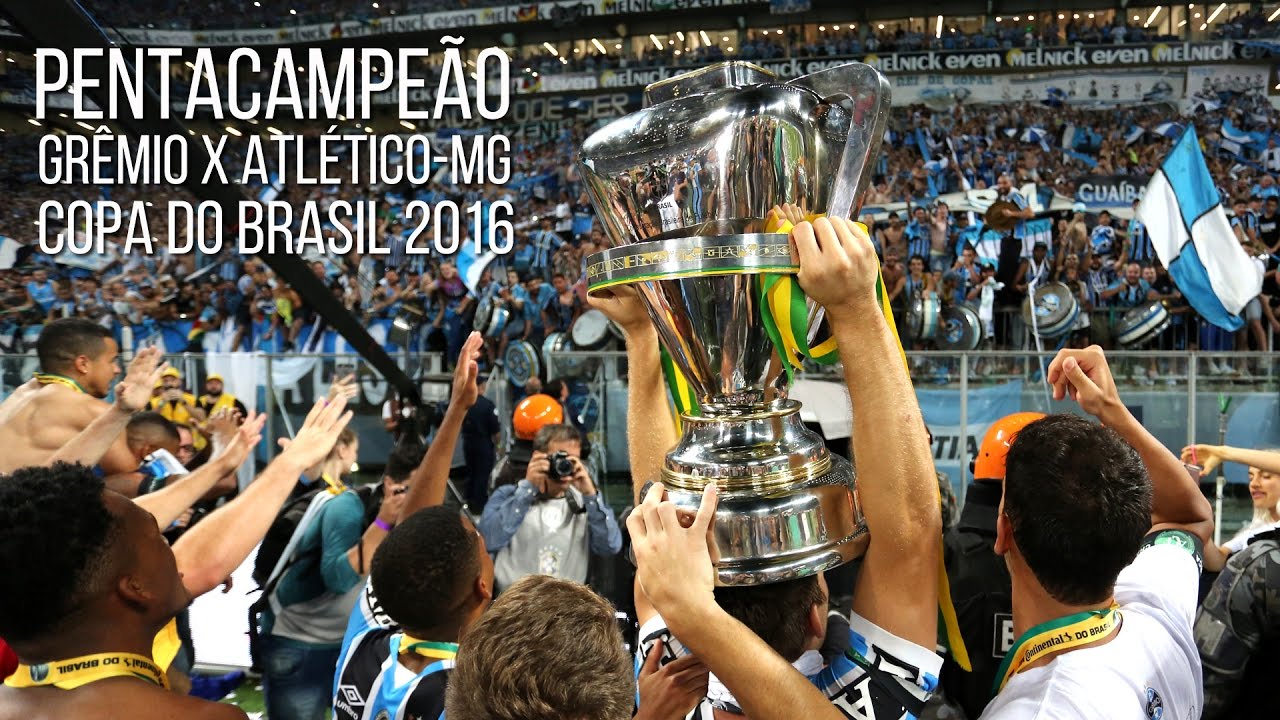 Grêmio 1 x 1 Atlético-MG - Copa do Brasil 2016 Final - Comemoração com a torcida