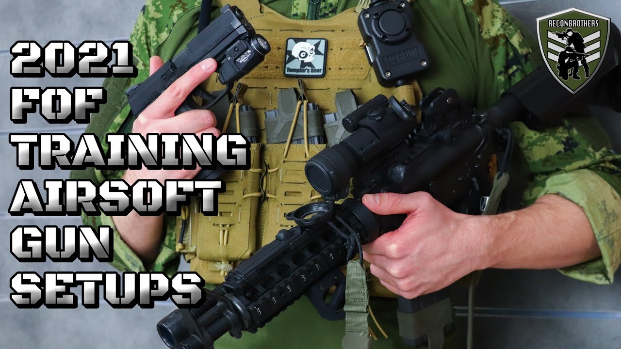 Reconbrothers FOF Training Airsoft Gun Setups (2021)