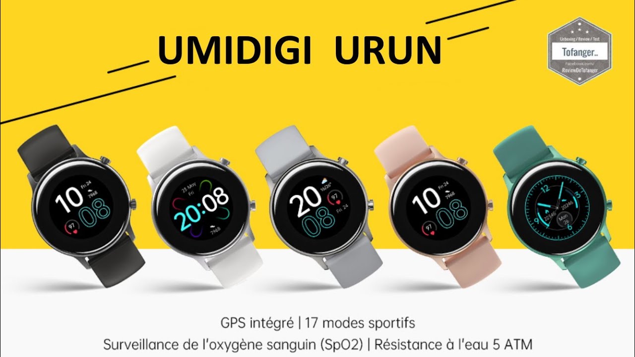UMIDIGI Urun SmartWatch 5ATM - Приложение PaiActive - Android и IOS - Распаковка