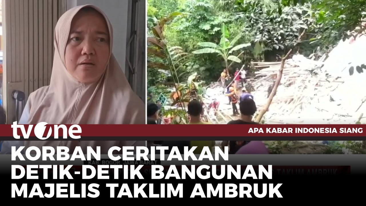 Kesaksian Korban Selamat Tragedi Bangunan Majelis Taklim Ambruk di Bogor | AKIS tvOne