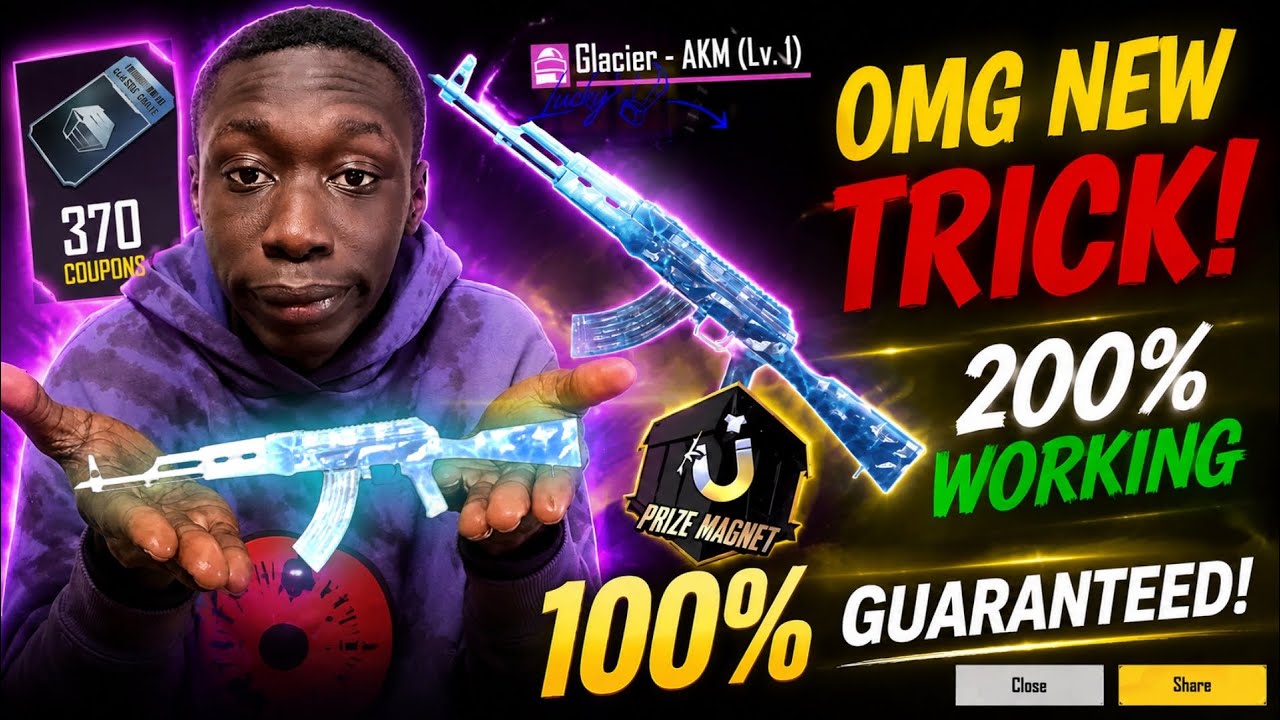 200% WORKING 😱 AKM Glacier Crate Opening Trick | How to Get AKM Glacier in BGMI | BGMI Classic Crate