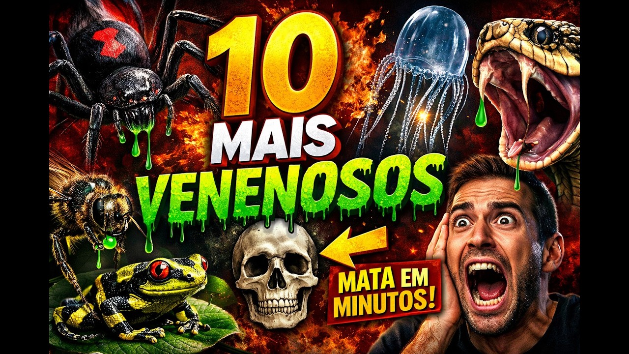 Os 10 Animais MAIS MORTAIS do Planeta
