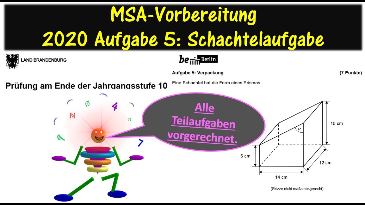 MSA 2020 Aufgaben und Lösungen Aufgabe 5