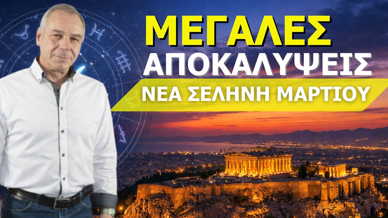 Νέα Σελήνη Μαρτίου 2026 – Αστρολογικές Προβλέψεις για όλα τα ζώδια | Αγαμέμνων Κεδικγιάννης