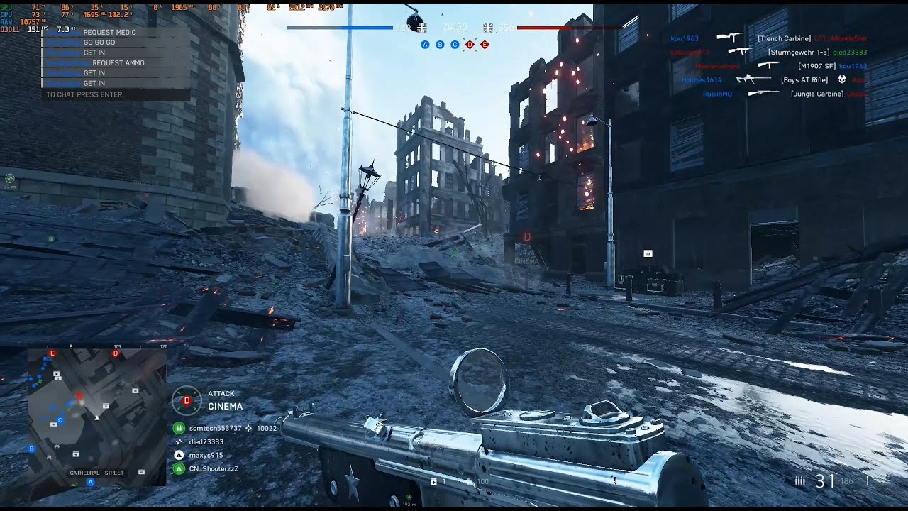 [BFV PC] 112-14 CQ SOLO with Sturmgewehr 1-5 on Devastation