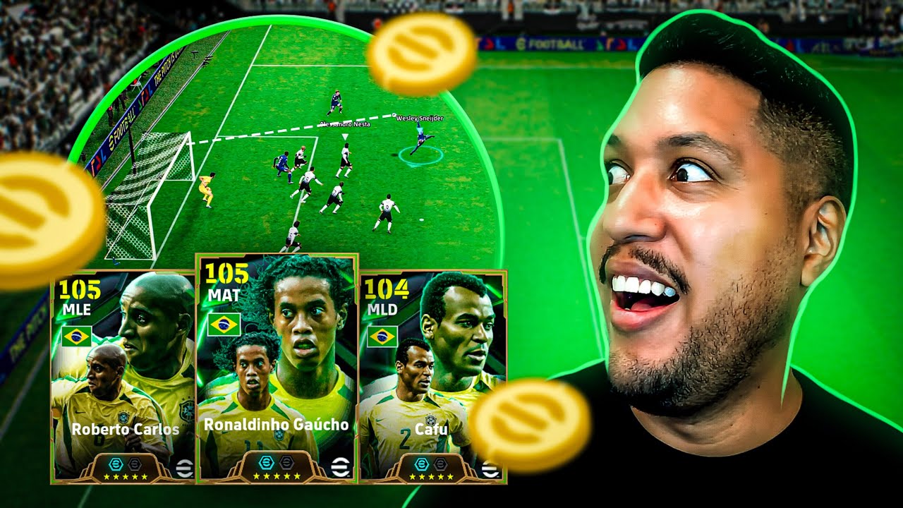Como ganhei 2 NOVOS ÉPICOS juntos na box do RONALDINHO 2002? - EFOOTBALL