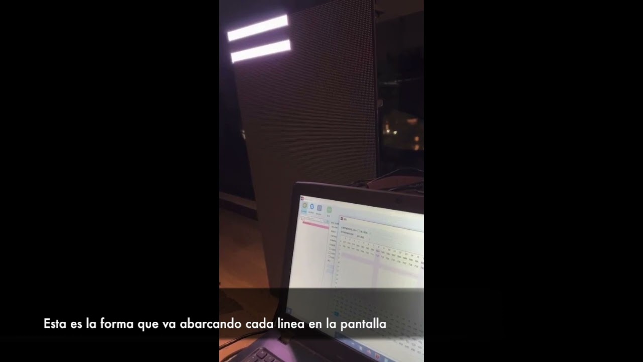Configuración pantalla led P3 91 Huidu