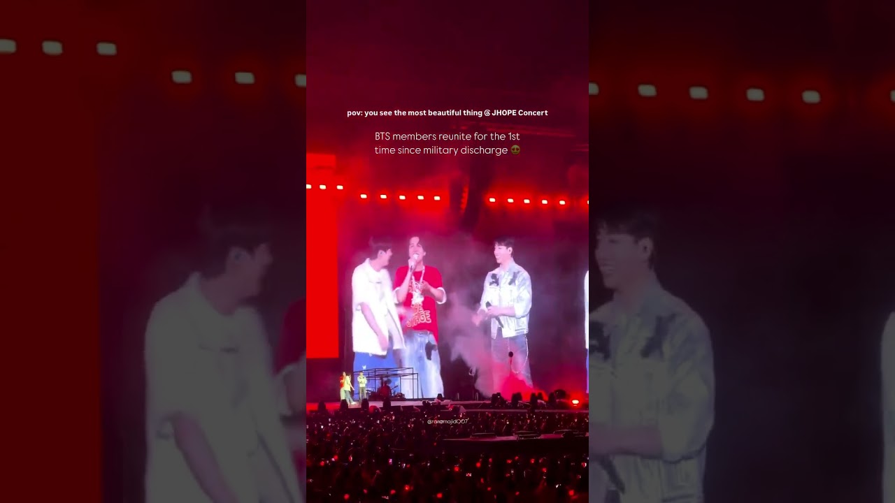 💕✨🇰🇷 #BTS reunites at BTS FESTA 2025 #JhopeConcert 🥰 #2025btsfesta #btsfesta