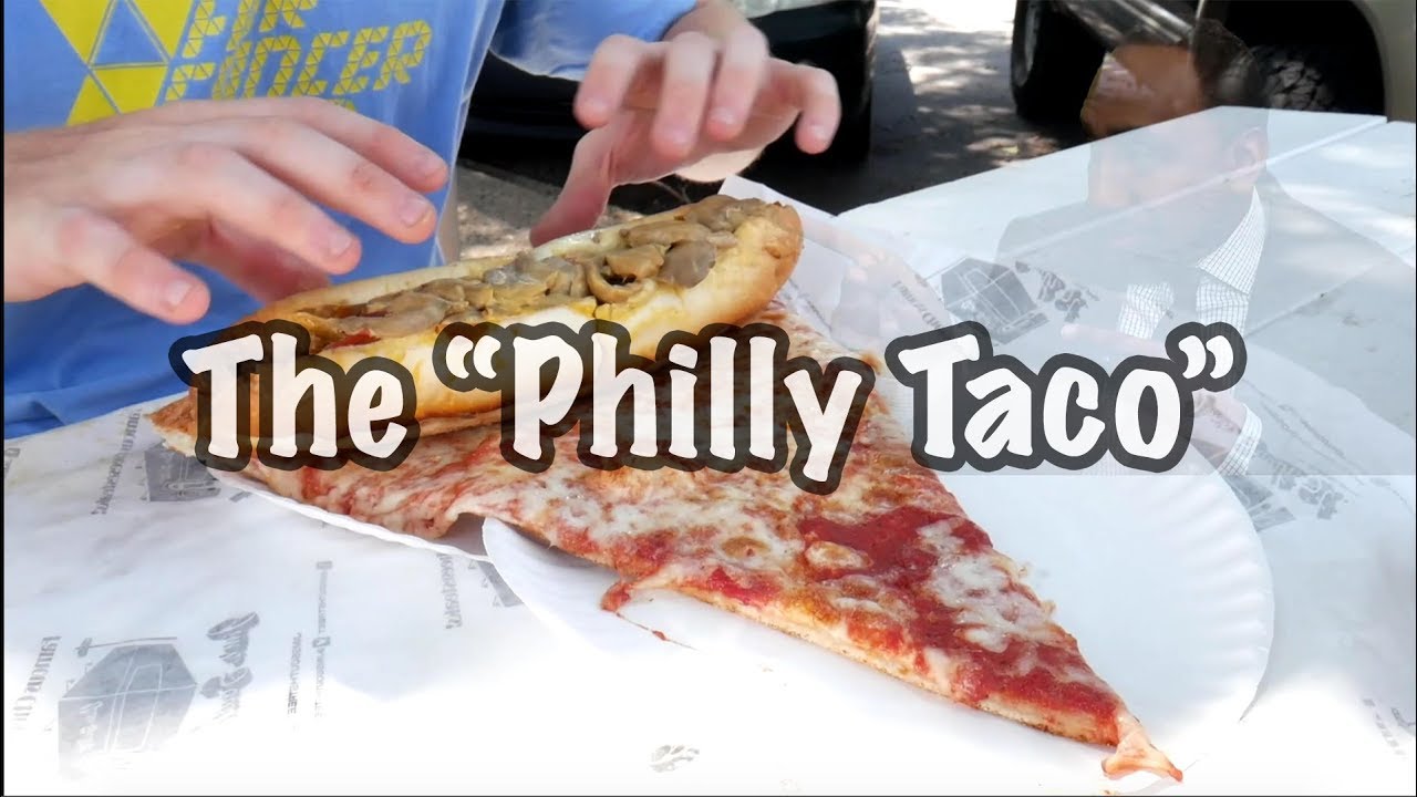 TRYING TO EAT THE PHILLY TACO IN UNDER 8 AND A HALF MINUTES