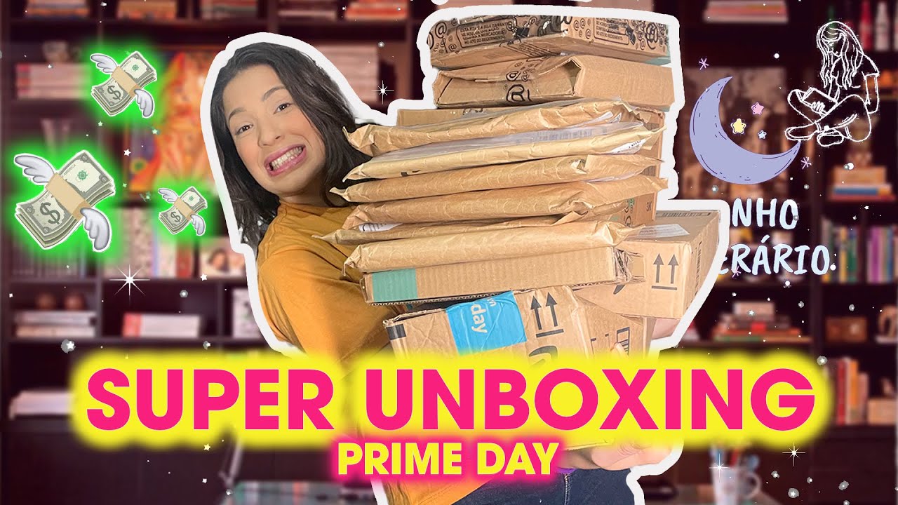 O MAIOR DE TODOS OS UNBOXING - SUPER UNBOXING PRIME DAY + QUANTO EU GASTEI? 💸