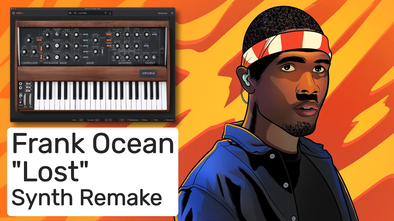 Frank Ocean - Lost (Instrumental Synth Remake)