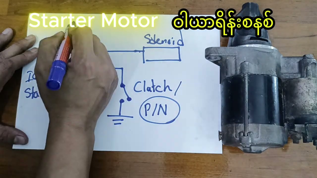 စတတ်မော်တာ ဝါယာရိန်း (Starter Motor EWD)