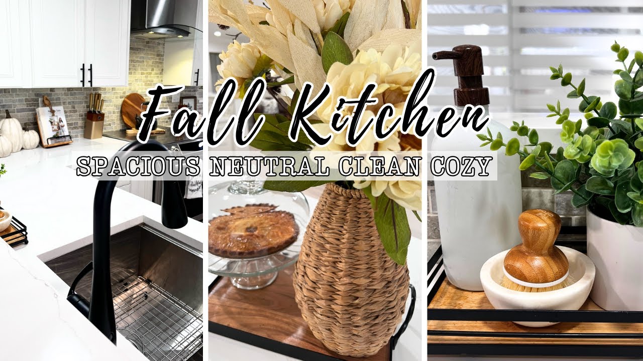2023 FALL KITCHEN CLEAN AND DECORATE WITH ME | FALL DECORATING IDEAS | NITA'S HOME DECOR