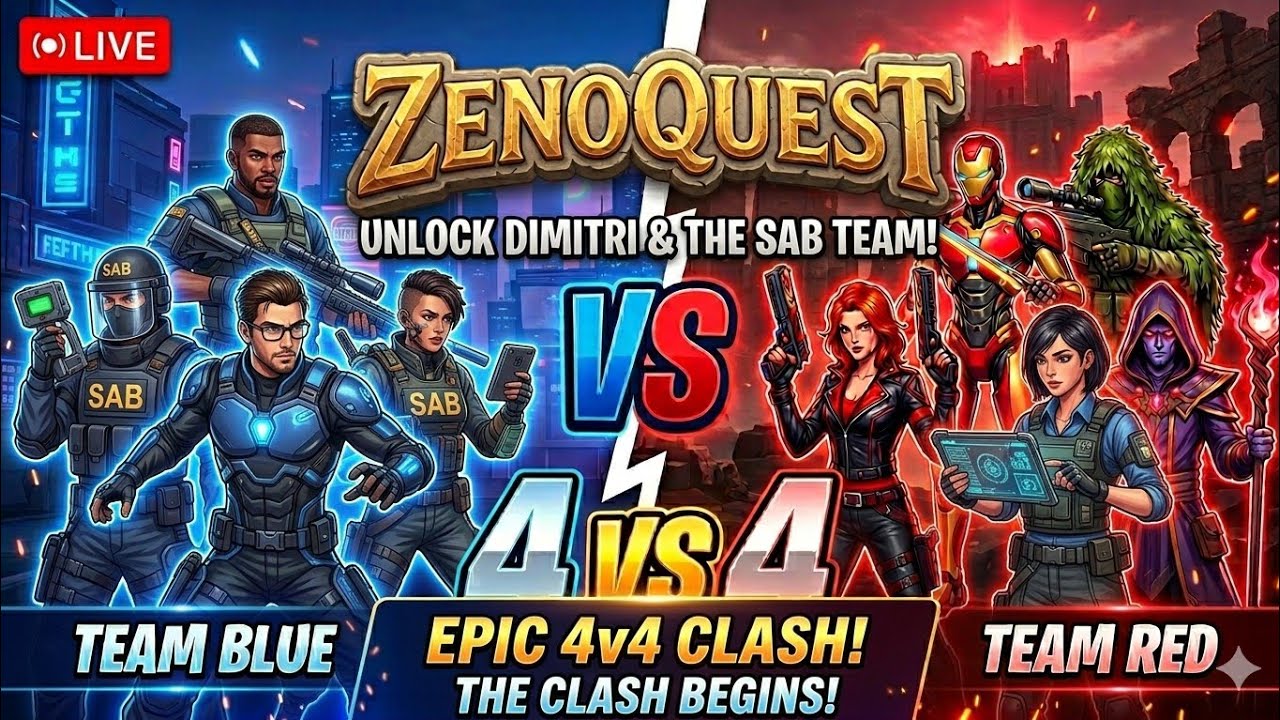 ZenoQuest is live 4 vs 4