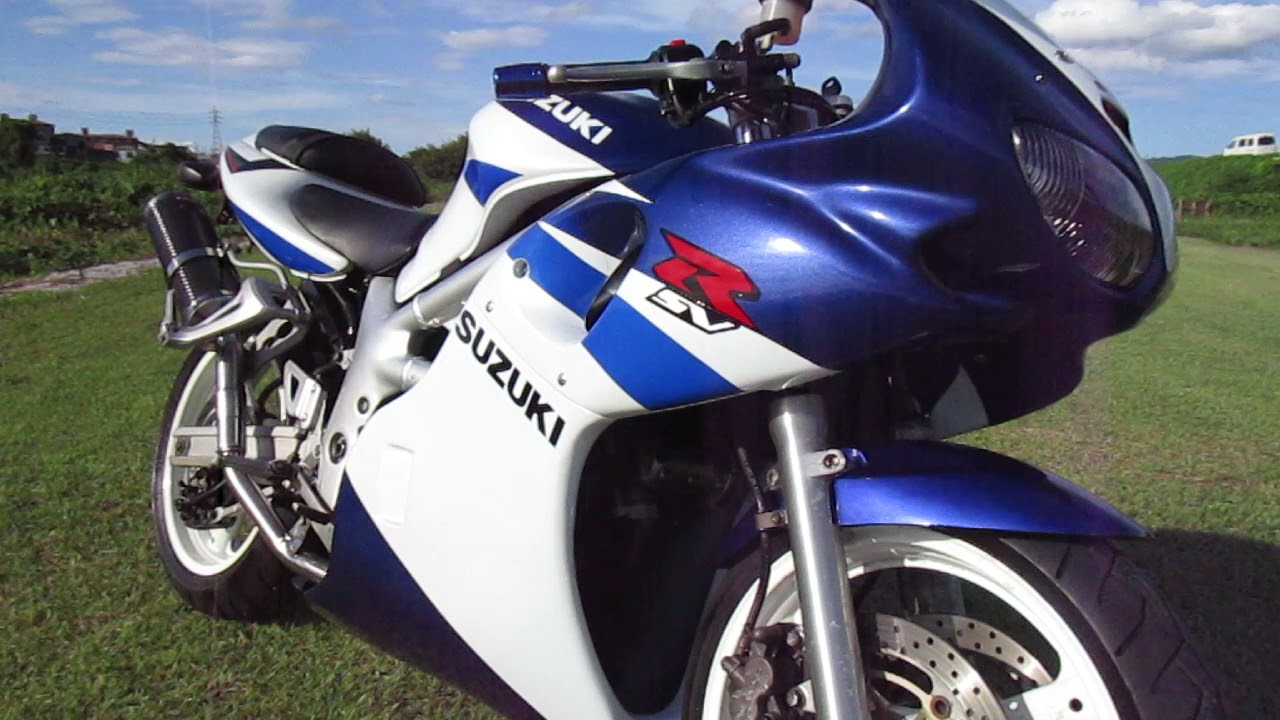 ★2002年　SV400S　フルカウル　KENZツインテールマフラー　始動走行チェック動画　★