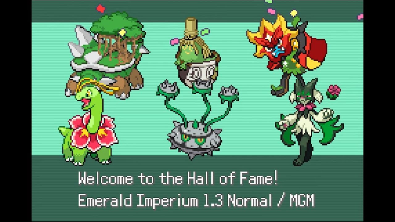 Emerald Imperium Grass Monotype (Elite 4 and Champion)