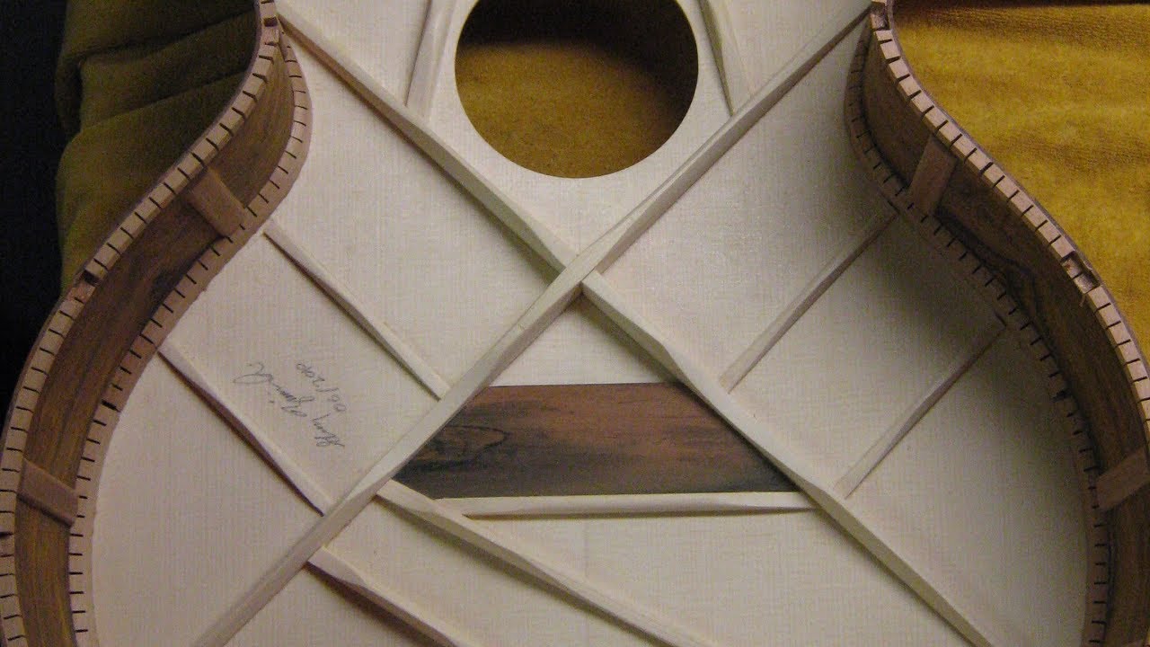 acoustic guitar X bracing systems how it works by randy schartiger