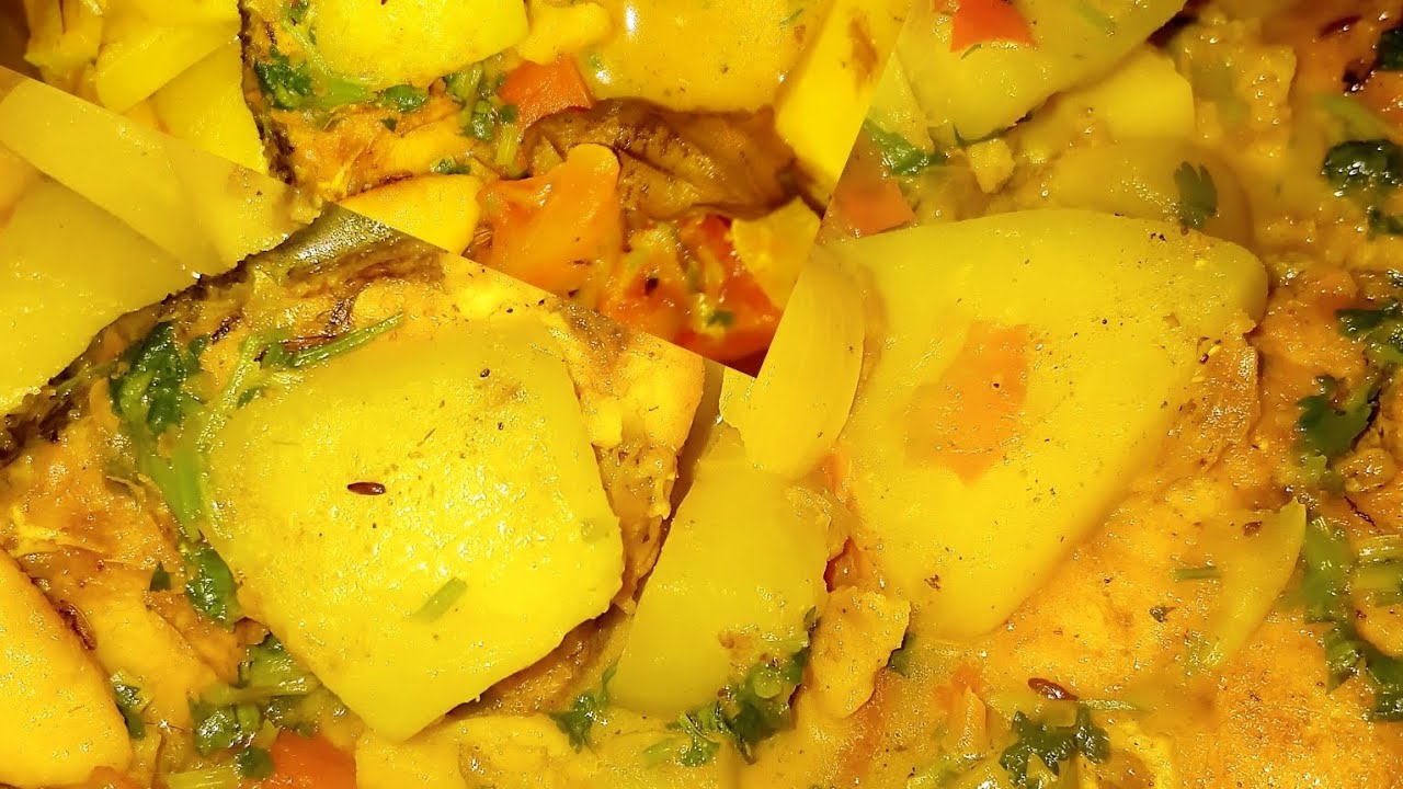 ওলকপি বড়োমাছ দিয়ে  ঝোল