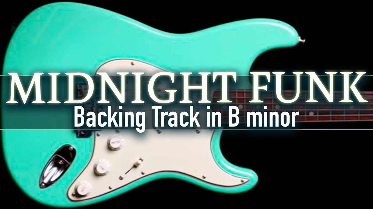 Midnight Funk Backing Track in B minor | SZBT 1092